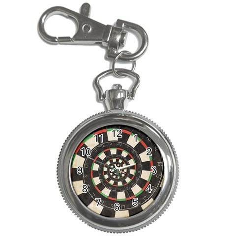 Spiral Dart Board Droste Effect  Key Chain Watch from ArtsNow.com Front