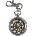 Spiral Dart Board Droste Effect  Key Chain Watch