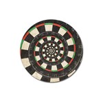 Spiral Dart Board Droste Effect  Magnet 3  (Round)