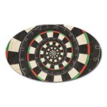 Spiral Dart Board Droste Effect  Magnet (Oval)