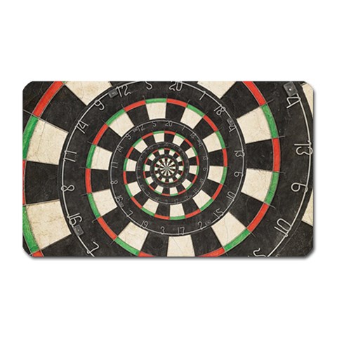 Spiral Dart Board Droste Effect  Magnet (Rectangular) from ArtsNow.com Front