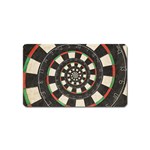 Spiral Dart Board Droste Effect  Magnet (Name Card)