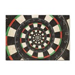 Spiral Dart Board Droste Effect  Sticker A4 (10 pack)