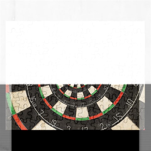 Spiral Dart Board Droste Effect  Jigsaw Puzzle (Rectangular) from ArtsNow.com Front