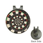 Spiral Dart Board Droste Effect  Golf Ball Marker Hat Clip