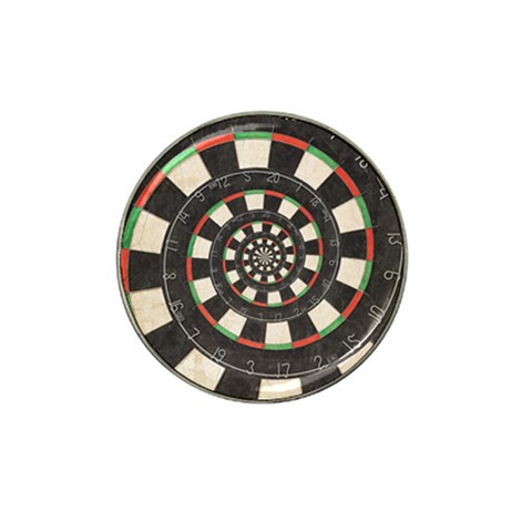 Spiral Dart Board Droste Effect  Hat Clip Ball Marker from ArtsNow.com Front