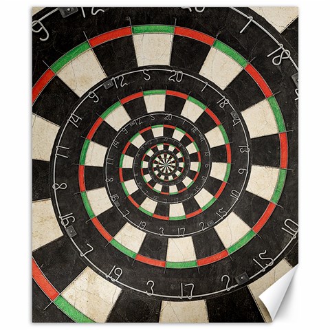 Spiral Dart Board Droste Effect  Canvas 8  x 10  from ArtsNow.com 8.15 x9.66  Canvas - 1