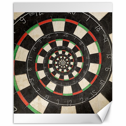 Spiral Dart Board Droste Effect  Canvas 16  x 20  from ArtsNow.com 15.75 x19.29  Canvas - 1