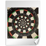 Spiral Dart Board Droste Effect  Canvas 18  x 24 