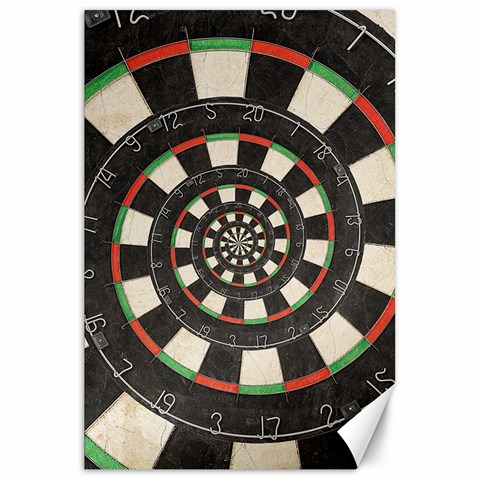 Spiral Dart Board Droste Effect  Canvas 20  x 30  from ArtsNow.com 19.62 x28.9  Canvas - 1