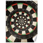 Spiral Dart Board Droste Effect  Canvas 36  x 48 