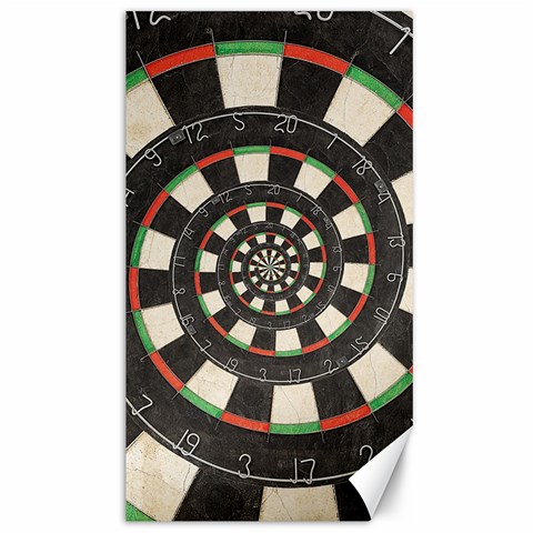 Spiral Dart Board Droste Effect  Canvas 40  x 72  from ArtsNow.com 39.28 x69.23  Canvas - 1