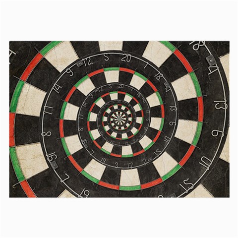 Spiral Dart Board Droste Effect  Large Glasses Cloth (2 Sides) from ArtsNow.com Front