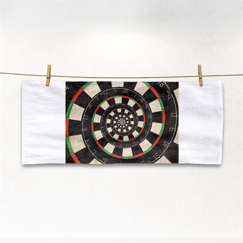 Spiral Dart Board Droste Effect  Hand Towel from ArtsNow.com Front