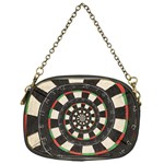 Spiral Dart Board Droste Effect  Chain Purse (One Side)