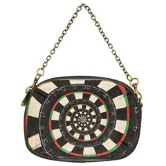 Spiral Dart Board Droste Effect  Chain Purse (Two Sides) from ArtsNow.com Front