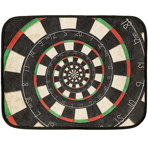 Spiral Dart Board Droste Effect  Double Sided Fleece Blanket (Mini) from ArtsNow.com 35 x27  Blanket Front