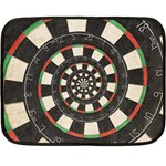 Spiral Dart Board Droste Effect  Double Sided Fleece Blanket (Mini)