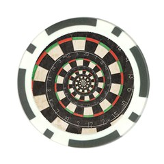 Spiral Dart Board Droste Effect  Poker Chip Card Guard (10 pack) from ArtsNow.com Back