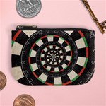 Spiral Dart Board Droste Effect  Mini Coin Purse