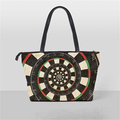 Spiral Dart Board Droste Effect  Classic Shoulder Handbag from ArtsNow.com Back