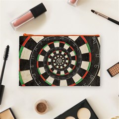 Spiral Dart Board Droste Effect  Cosmetic Bag (Medium) from ArtsNow.com Front