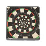 Spiral Dart Board Droste Effect  Memory Card Reader (Square)