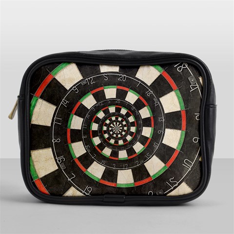 Spiral Dart Board Droste Effect  Mini Toiletries Bag (One Side) from ArtsNow.com Front