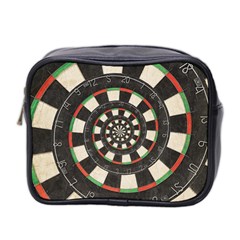 Spiral Dart Board Droste Effect  Mini Toiletries Bag (Two Sides) from ArtsNow.com Front