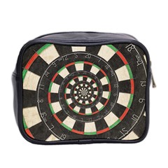 Spiral Dart Board Droste Effect  Mini Toiletries Bag (Two Sides) from ArtsNow.com Back