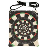 Spiral Dart Board Droste Effect  Shoulder Sling Bag