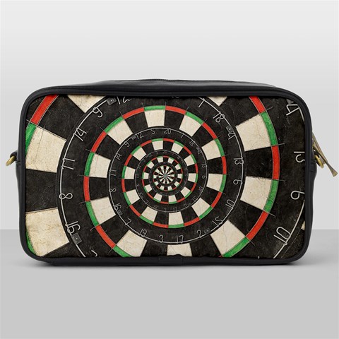 Spiral Dart Board Droste Effect  Toiletries Bag (One Side) from ArtsNow.com Front