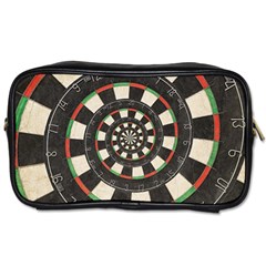 Spiral Dart Board Droste Effect  Toiletries Bag (Two Sides) from ArtsNow.com Front