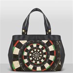 Spiral Dart Board Droste Effect  Oversize Office Handbag