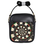 Spiral Dart Board Droste Effect  Girls Sling Bag