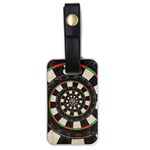 Spiral Dart Board Droste Effect  Luggage Tag (one side)