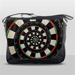 Spiral Dart Board Droste Effect  Messenger Bag