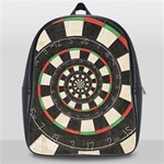 Spiral Dart Board Droste Effect  School Bag (XL)