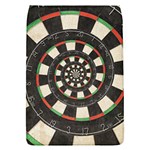 Spiral Dart Board Droste Effect  Removable Flap Cover (L)