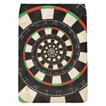 Spiral Dart Board Droste Effect  Removable Flap Cover (S)