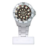 Spiral Dart Board Droste Effect  Plastic Nurses Watch