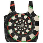 Spiral Dart Board Droste Effect  Full Print Recycle Bag (XL)