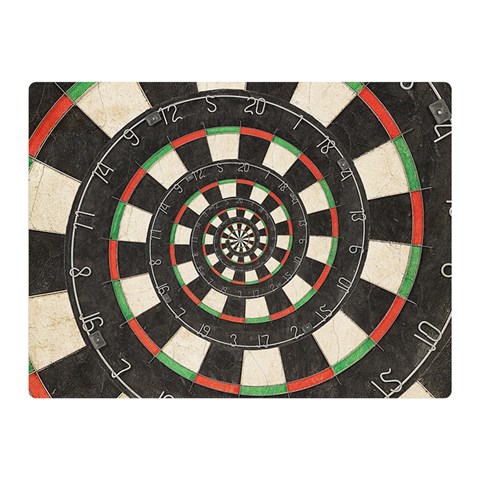 Spiral Dart Board Droste Effect  Double Sided Flano Blanket (Mini) from ArtsNow.com 35 x27  Blanket Front