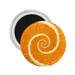 Spiral Citrus Orange Droste  2.25  Magnet