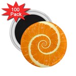 Spiral Citrus Orange Droste  2.25  Magnet (100 pack) 