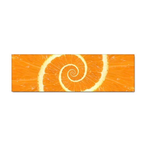 Spiral Citrus Orange Droste  Sticker (Bumper) from ArtsNow.com Front