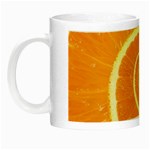 Spiral Citrus Orange Droste  Night Luminous Mug