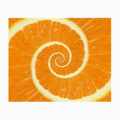 Spiral Citrus Orange Droste  Small Glasses Cloth (2 Sides) from ArtsNow.com Front