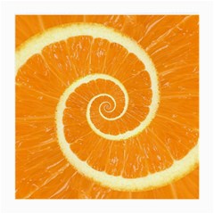 Spiral Citrus Orange Droste  Medium Glasses Cloth (2 Sides) from ArtsNow.com Front