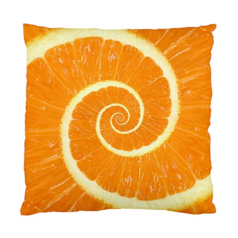 Spiral Citrus Orange Droste  Standard Cushion Case (One Side) from ArtsNow.com Front